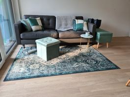 Ikea LANDSKRONA 3er-Sofa - dunkelgrau 