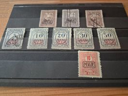 DE-Briefmarken bes.Gebiet Rumänien Zustand gem. Bild C10