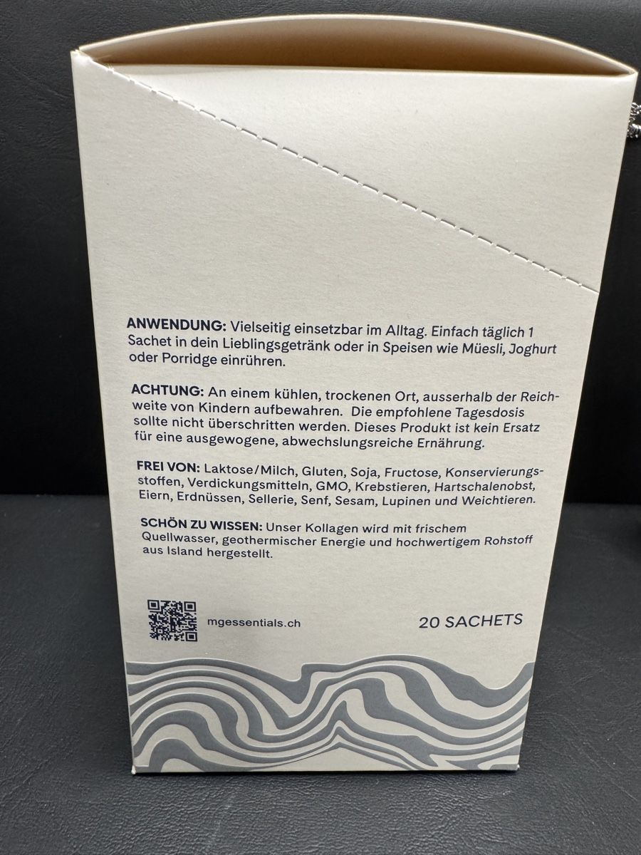 Lebensmittel & Spezialitäten: MG Essentials Collagen Pure, Neuware : ungeöffnet – Neu und originalverpackt aus Niederglatt ZH von CN_Eng 3