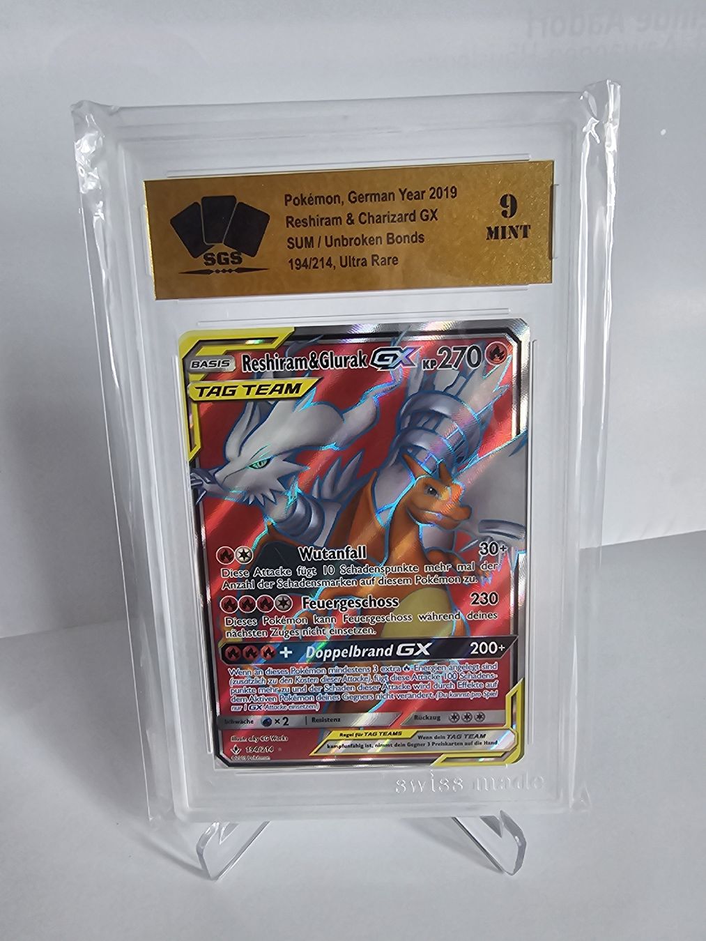 Pokémon Sammelbilder & Trading cards: Pokemon Reshiram & Glurak SGS 9 – Gebraucht aus Aadorf von A_L_PKM_01