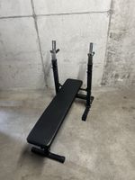 Flachbank Hantelbank Trainingsbank Fitness Schwarz neuwertig