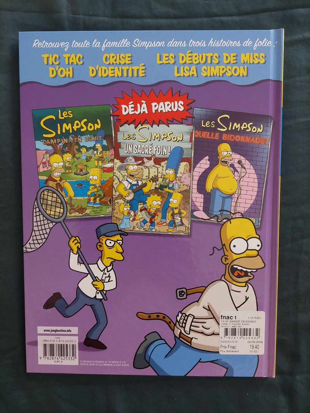 Comics: Les Simpson T.4 Totalement Déjantés EO 2008 Comme Neuf – Gebraucht aus Genève von Blu_BD 1