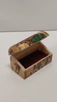 Vintage Osmanische Miniatur Knochenkiste, handgemacht (L34)