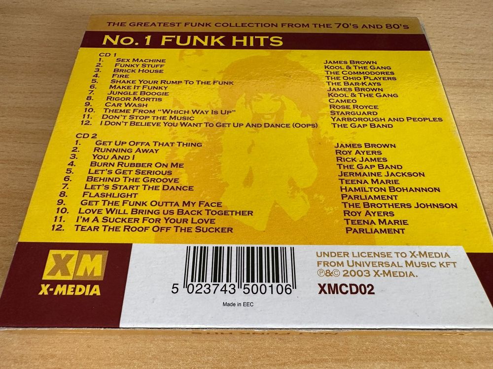 Various – No. 1 Funk Hits (The Greatest Funk Collecti - 2 CD (Gebraucht ...