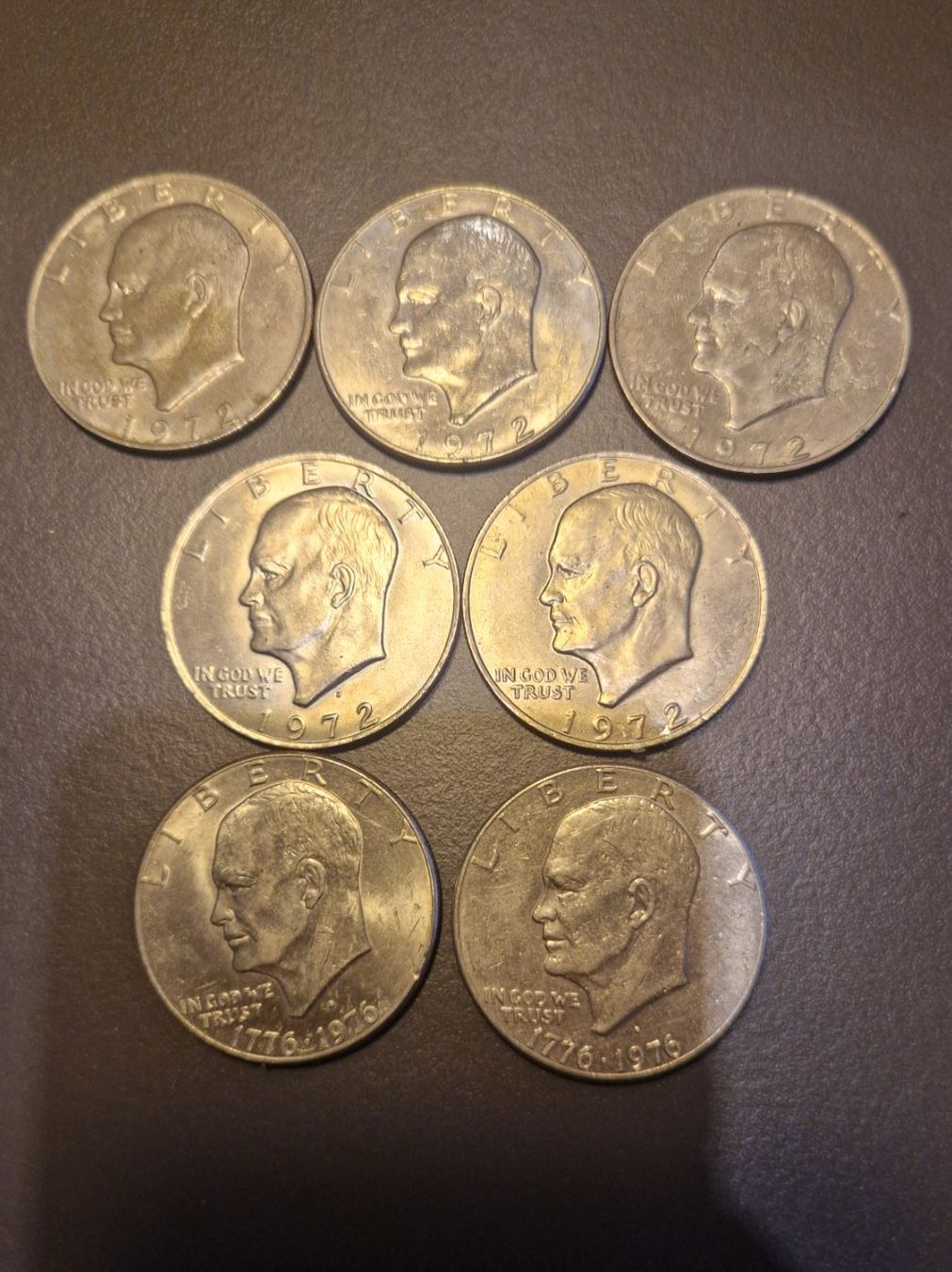 Alle Münzen: 7x One Dollar Liberty Münzen – Gebraucht aus Roggliswil von Crosser17