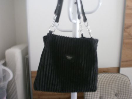 Tasche schwarzes Cord