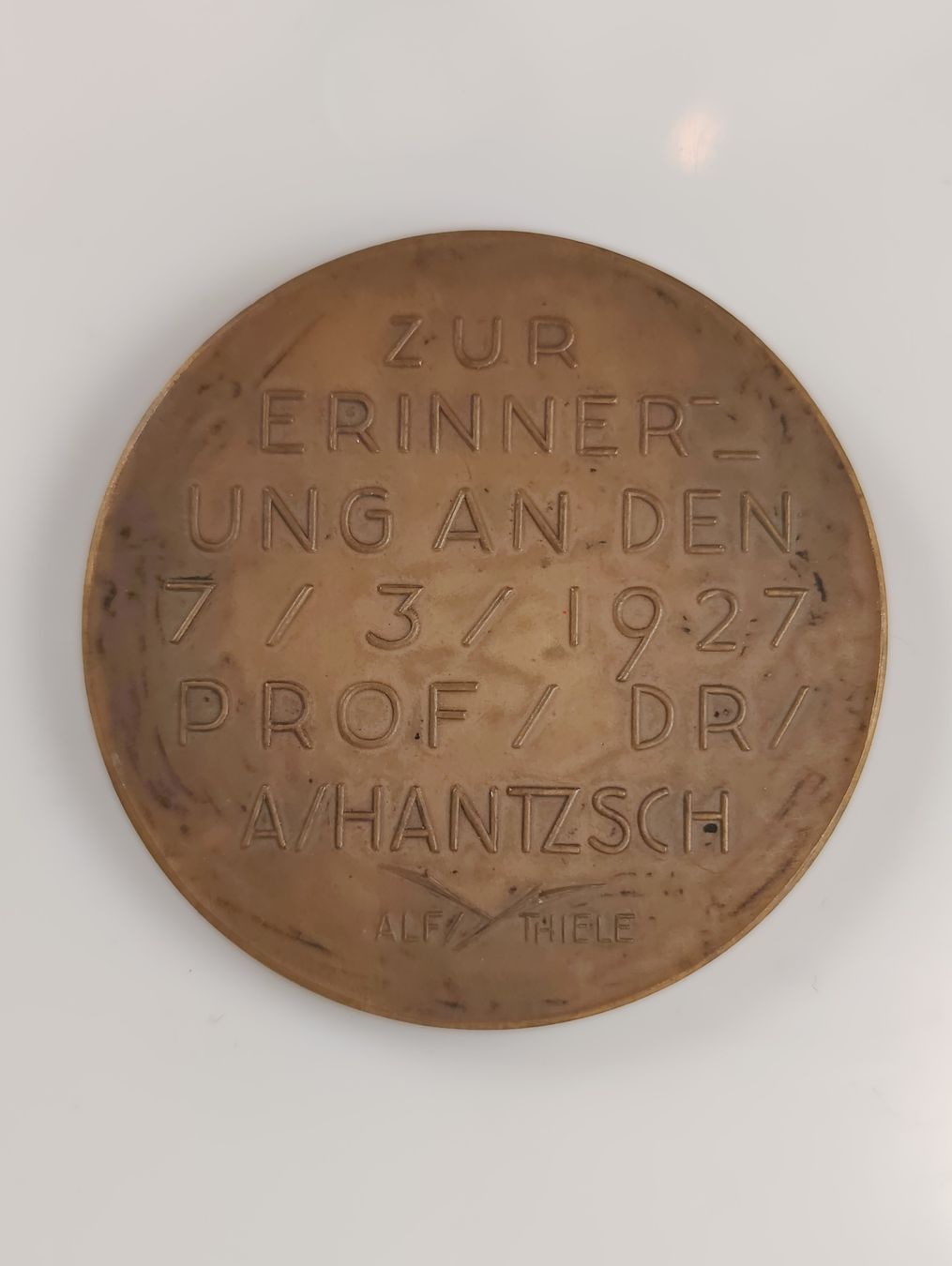 Medaglie: Bronzemedaille Prof. Dr. A.Hantzsch 1927 – Usato da Neuenhof venduto da m3nin0 1