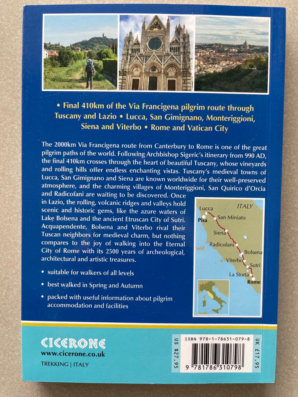 Libri: VIA FRANCIGENA PART 3 - Lucca to Rome – Nuovo (secondo la descrizione) da Menzingen venduto da bandozug 1