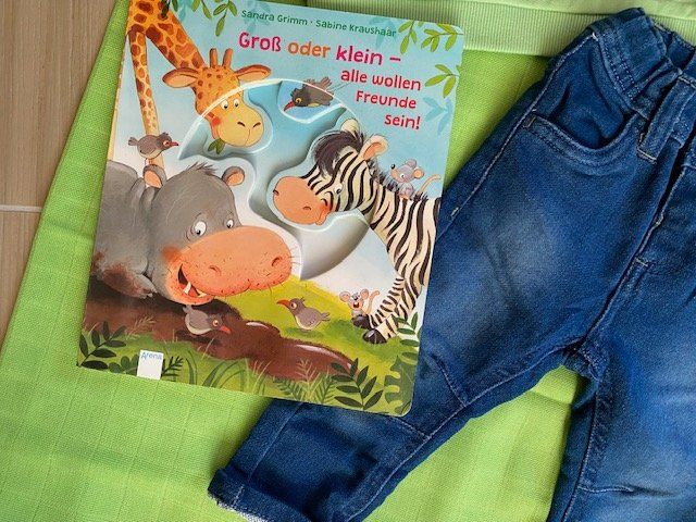 Lotti & Set di vestiti: neues Baby Geschenk-Set Gr. 68 "Nilpferd" – Nuovo (secondo la descrizione) da Staufen venduto da Nasli 3