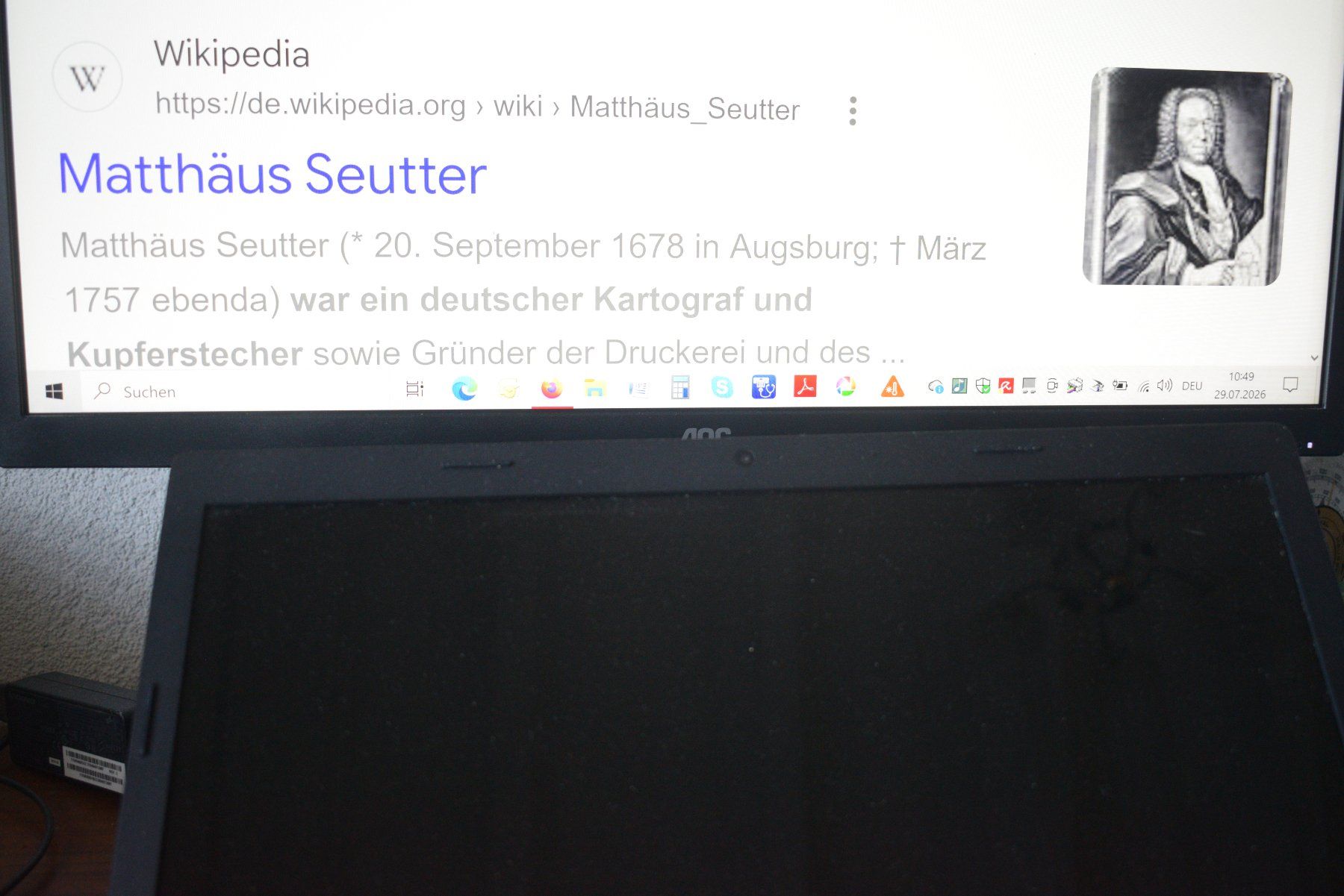 Stiche: Kupferstich Matthäus Seutter Helvetis 1730 – Gebraucht aus Brügg BE von Aristotolius 5