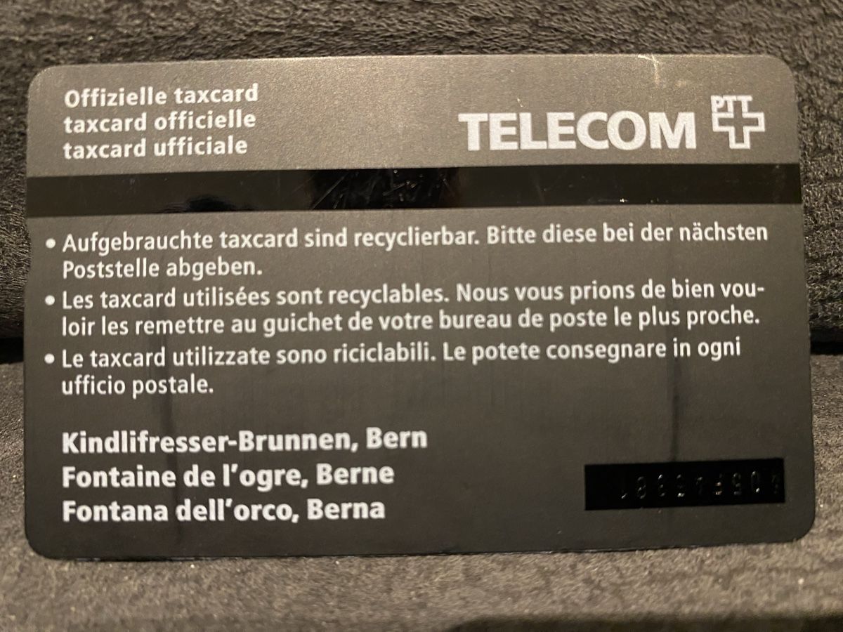 Schede telefoniche: Taxcard 405F – Usato da Lausanne venduto da babacard10 1