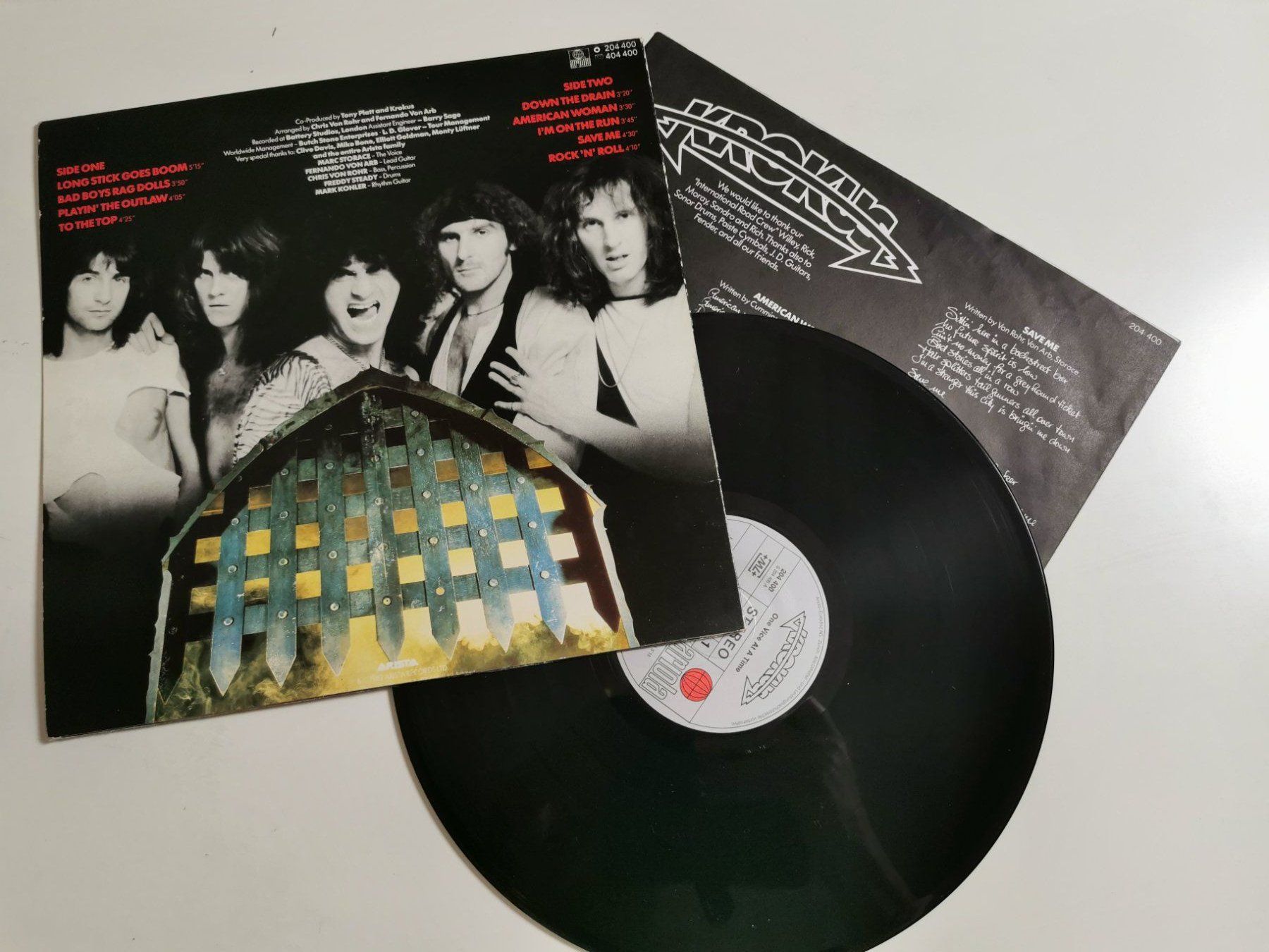 Vinyles: KROKUS  - ONE VICE AT A TIME – D'occasion à Grafenried par House-of-Oldies 1