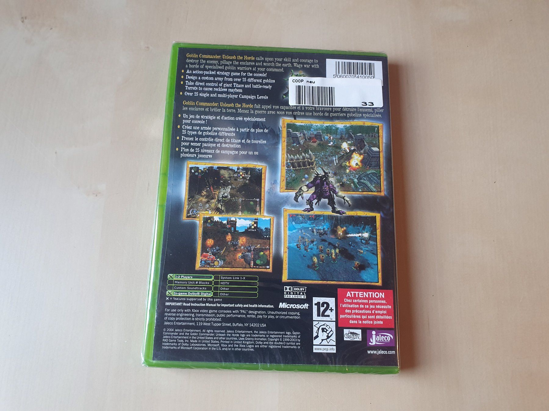 Microsoft Giochi: Goblin Commander neu und ovp – Nuovo e nell'imballaggio originale da Stansstad venduto da collectorsshop 1
