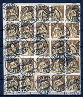 CH-116 / 3 Fr. Helvetia o Genf 14.V.13 / 25er Block