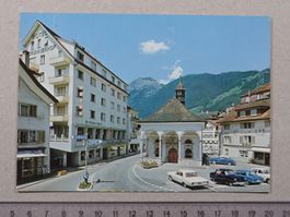 Brunnen, Auto, Oldtimer, Hotel Brunnerhof, Kapellplatz