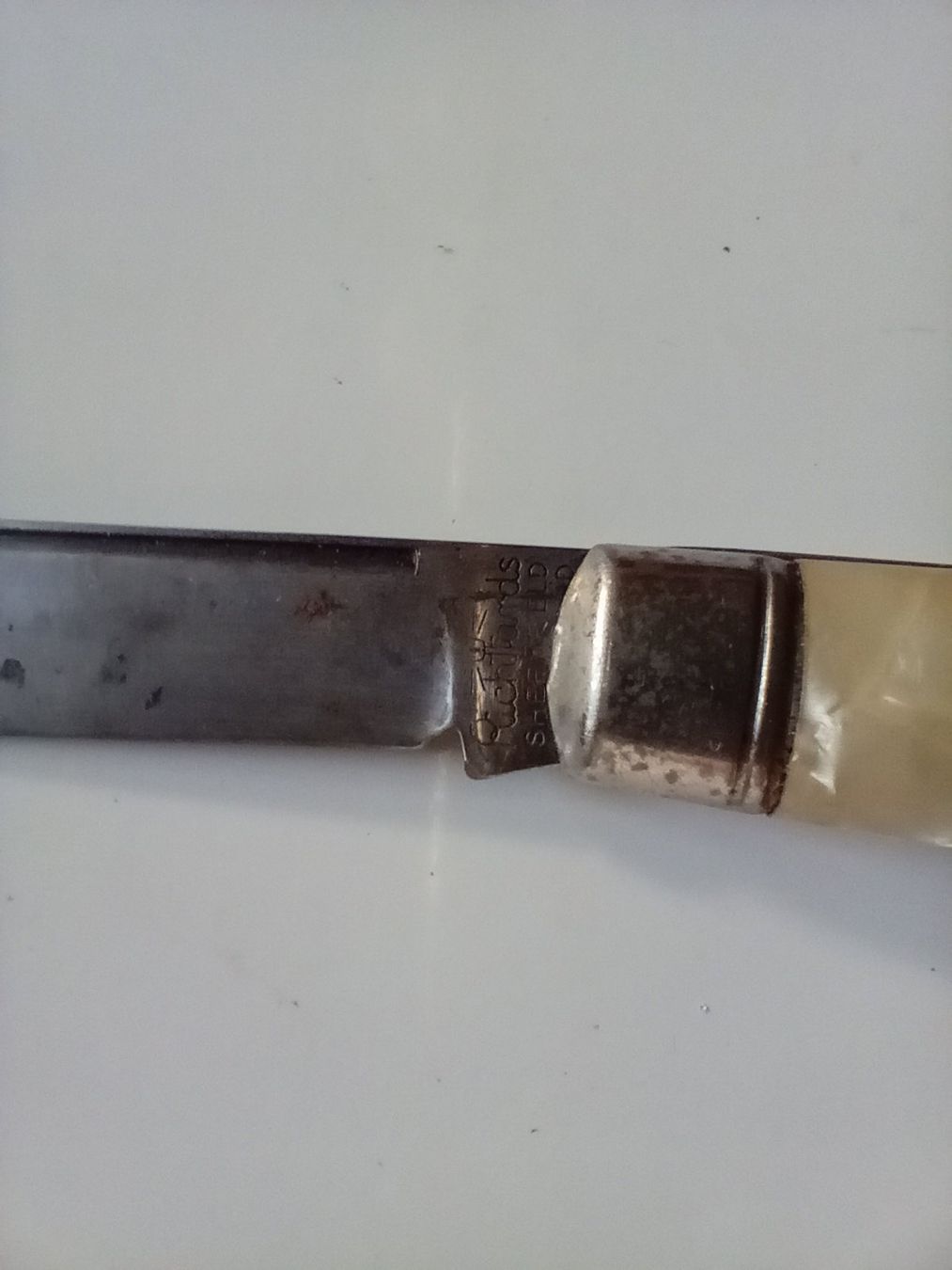 Taschenmesser: Vintage Sackmesser Richards Sheffield Perlmuttschale England – Gebraucht aus Oberdorf BL von Barocki888 6