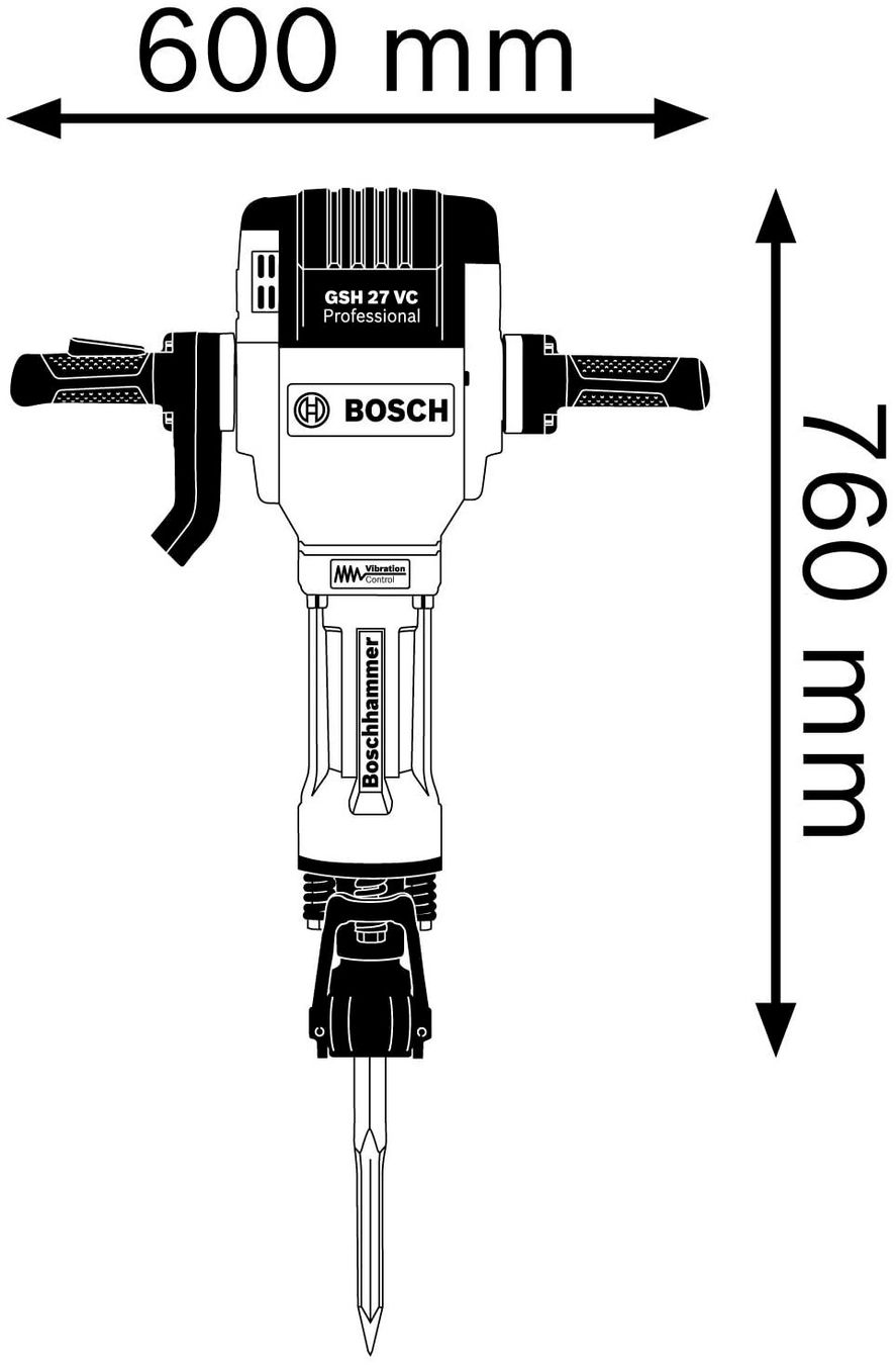 Bosch Alle Werkzeuge: Bosch Abbruchhammer GSH 27 VC - 920 bpm – Neu und originalverpackt aus Bottighofen von zaap 6