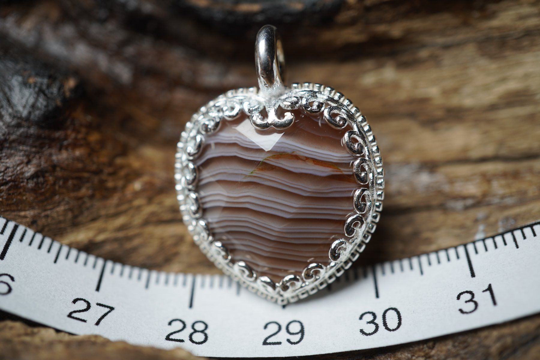 Ciondoli: Sardonyx  Herz    Anhänger   925 Silber – Nuovo e nell'imballaggio originale da Balgach venduto da top_silver 3