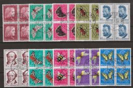 Pro Juventute Serie 1953 + 1954 im VB - Confignon