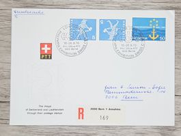 CL17 Enveloppe + Timbre Suisse 1970