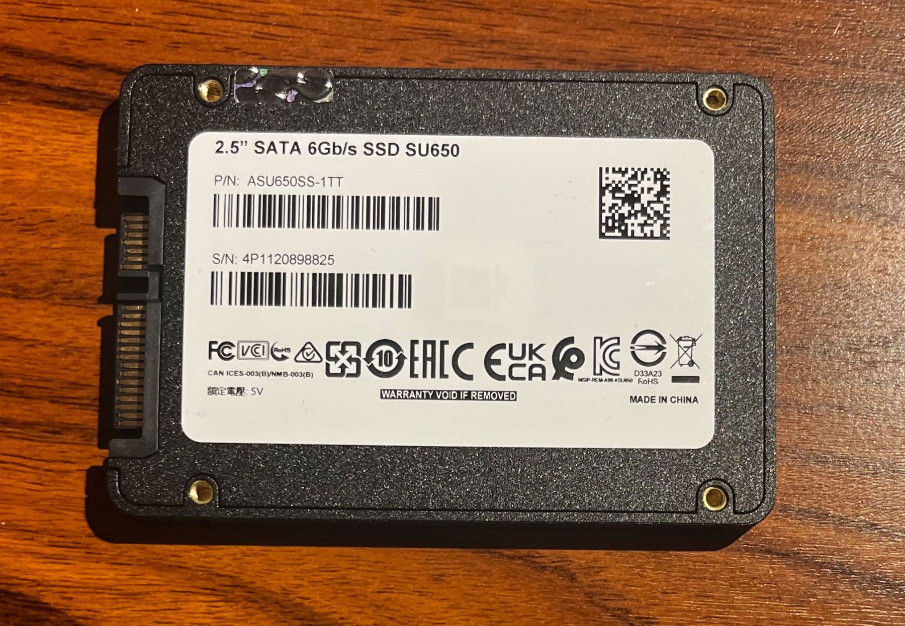 Disques durs: ADATA SU650 1TB SSD SATA III 01 – D'occasion à Arbon par Clingfreeze 1