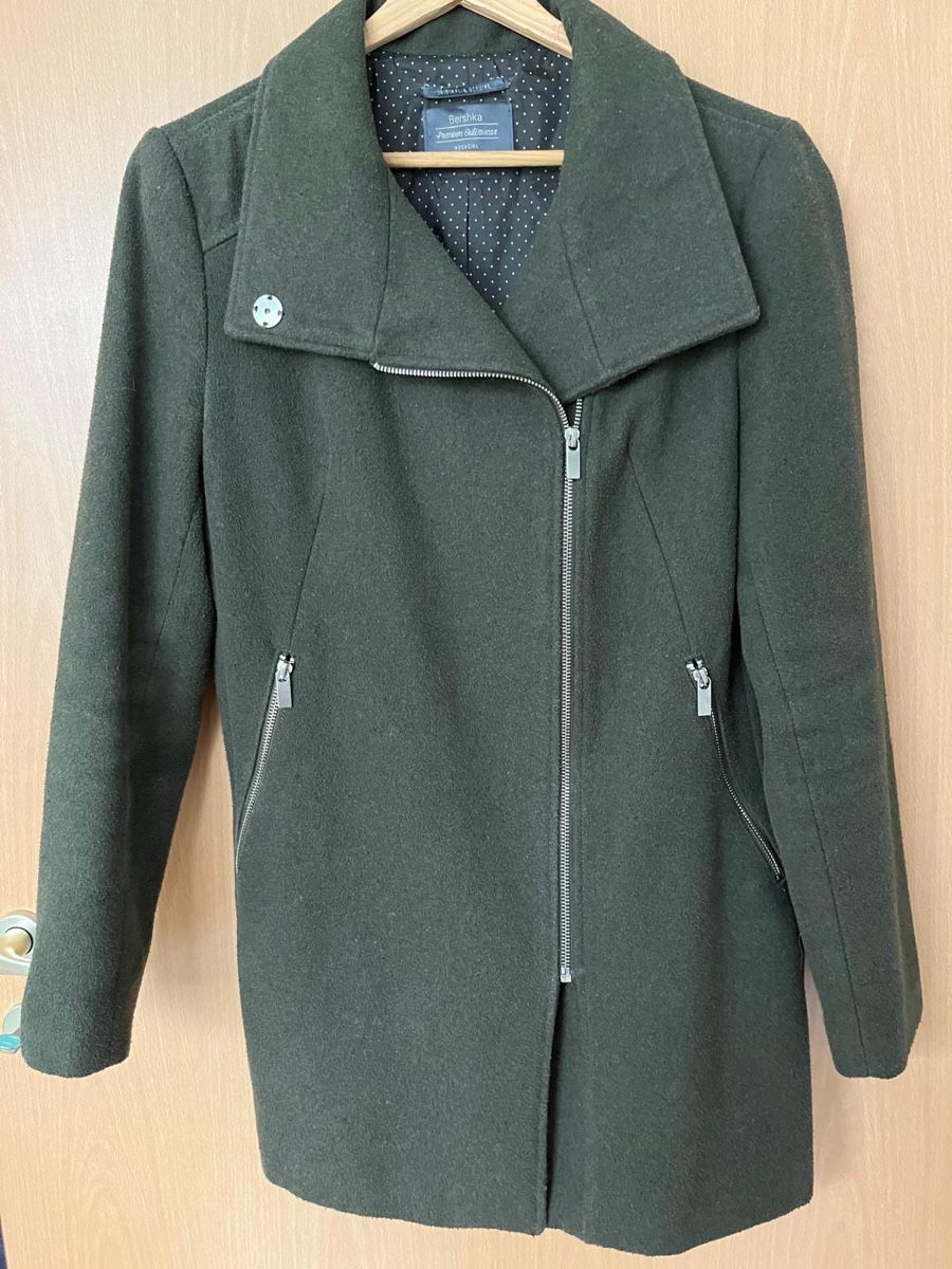 Stradivarius Cappotti: Winter Coat, Size L, Olive Green Color – Usato da Zürich venduto da kru_8dtk 1