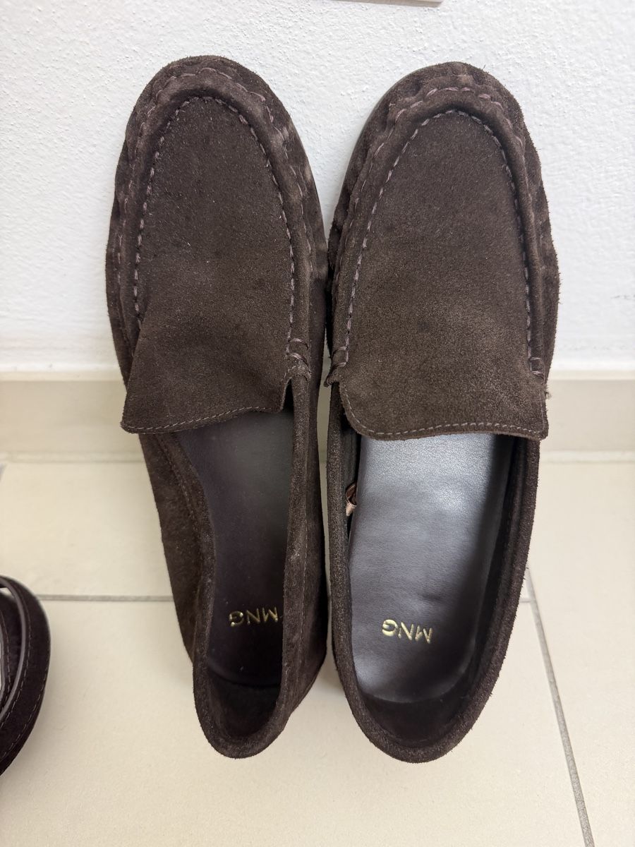 Mango Chaussures femmes: Wildleder Schuhe mit passenden Gürtel Mango  – D'occasion à Neerach par the_modern_mini 2
