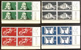 1948 - 100 Jahre CH Bundesstaat Viererblock ** nummeriert