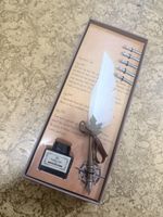 Federkiel Stifte Set mit Tinte