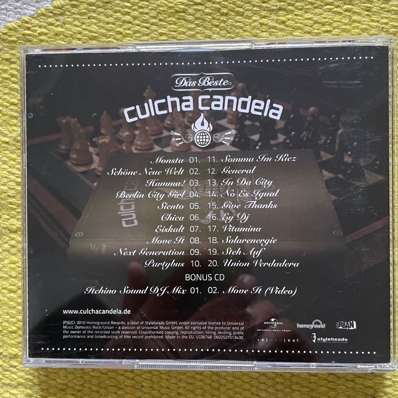 CD: CULCHA CANDELA-2CD DAS BESTE – Usato da Rorschacherberg venduto da CD-Roli 1