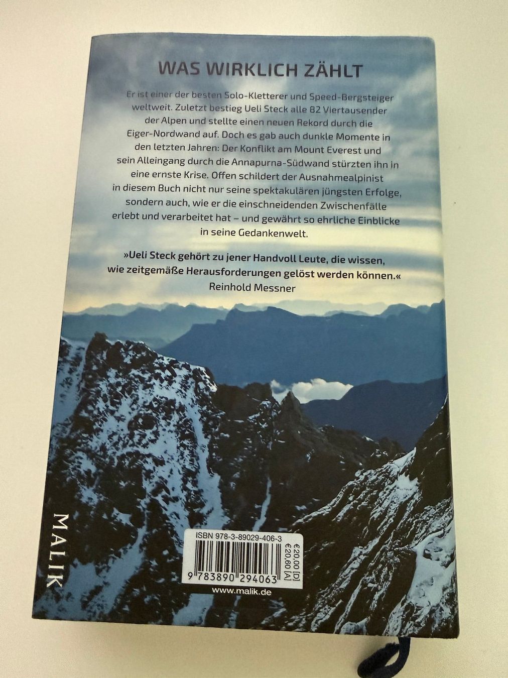 Libri: Buch - Ueli Steck - Der nächste Schritt – Usato da Rapperswil SG venduto da movingpictures 2