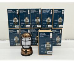 12x LED Campinglaterne – batteriebetrieben – Retro Design