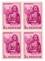 Schweiz 4 Block  3 Fr. 1961 Matthieu ungestempelt **