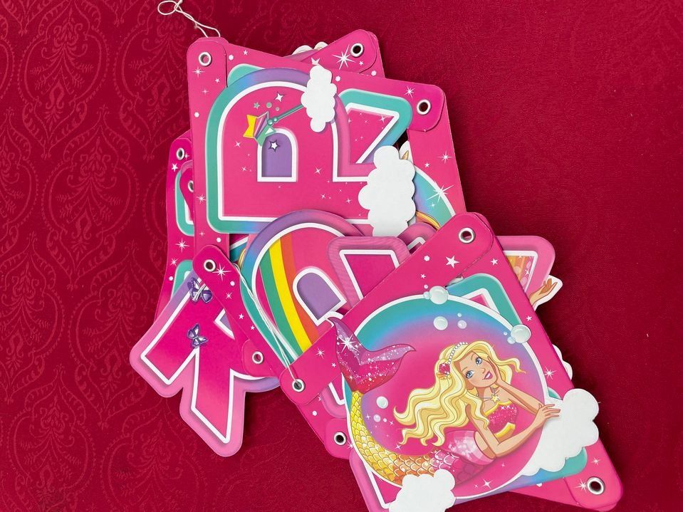 Tutte le decorazioni: Geburtstag Barbie Happy Birthday – Usato da Bergdietikon venduto da antovale