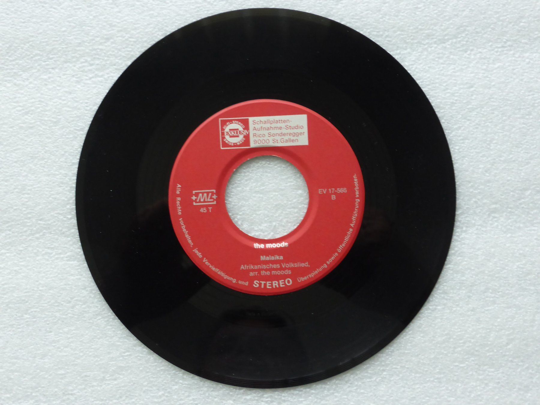 Dischi in vinile: Vinyl Single  THE MOODS – Usato da Küssnacht am Rigi venduto da Mondkinder 2