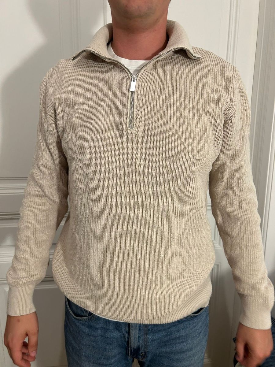 H&M Maglioni & Felpe: Herren Pullover H&M beige Grösse M Slim Fit gebraucht – Usato da St. Gallen venduto da Mit_Preisvorschlag
