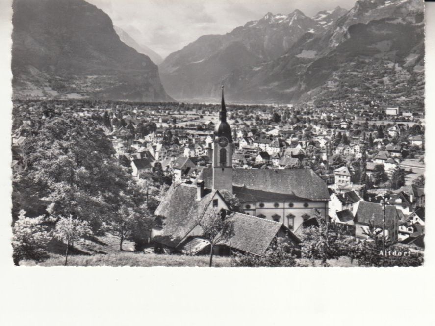 Cartoline postali: Altdorf ca. 1950 – Usato da Bürglen TG venduto da StampGraf