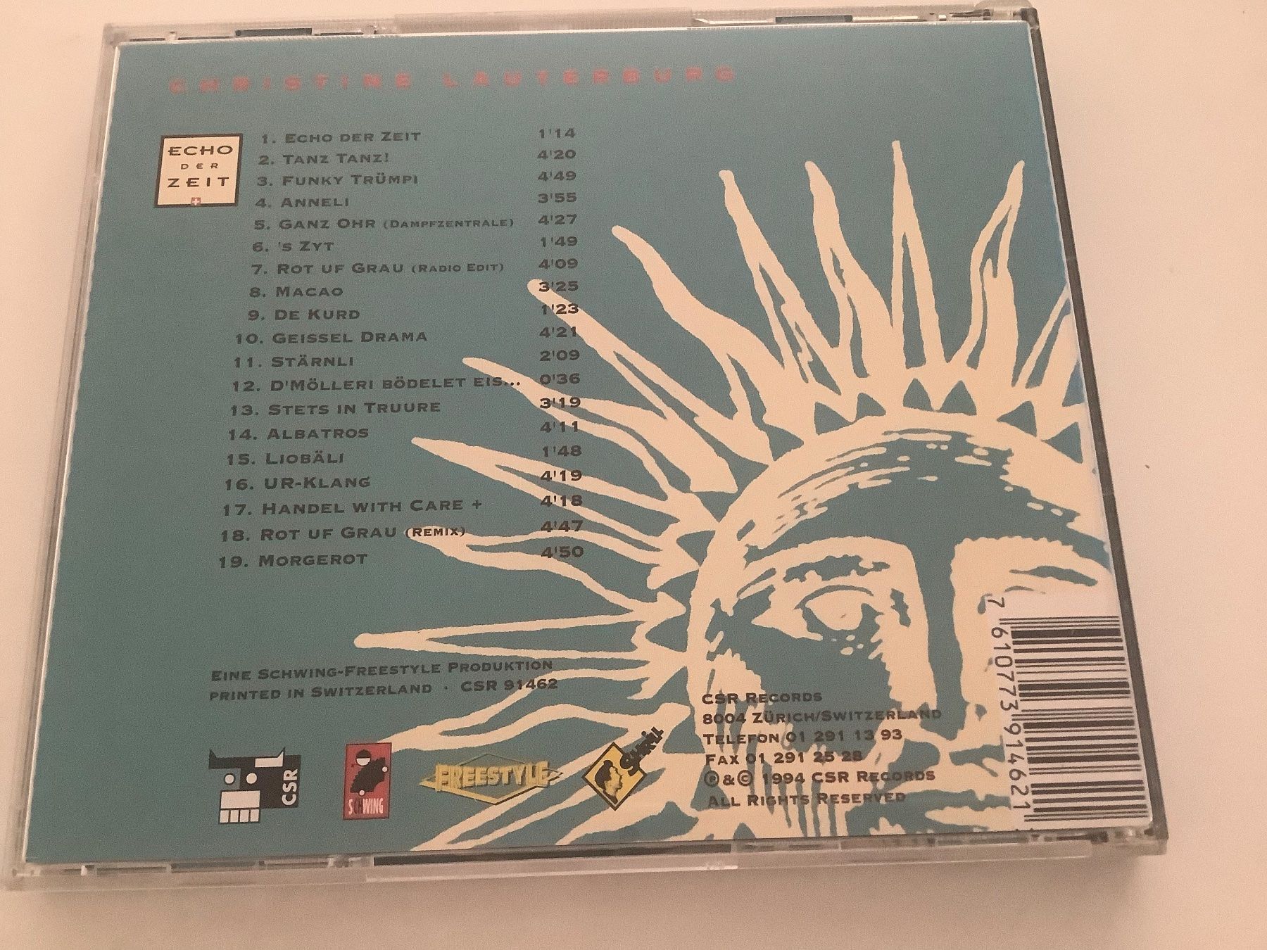 CD: Christine Lauterburg / Echo der Zeit / 1994 – Usato da Dübendorf venduto da Shreck 1