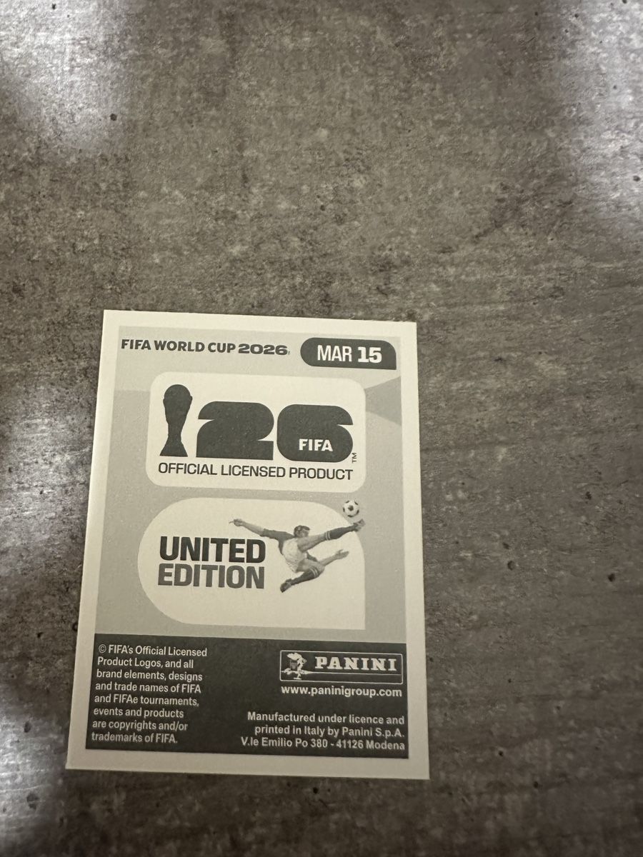 Panini Carte collezionabili: MAR 15 , FIFA WORLD CUP 2026 PANINI – Nuovo (secondo la descrizione) da Frauenfeld venduto da 1PegPeg1 1