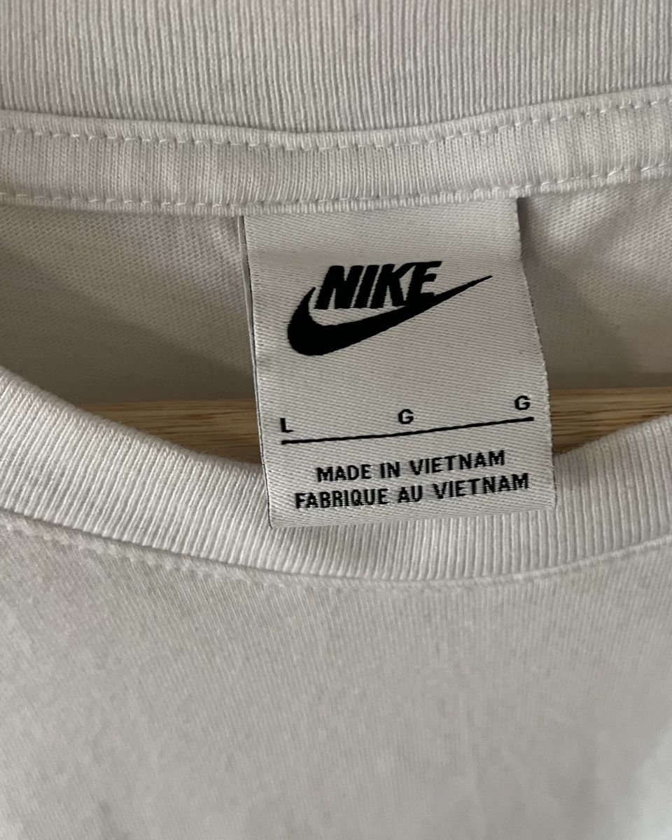 Nike T-shirt: T-shirt Nike, Blanc L – Usato da Bern venduto da pie_mdk2 1