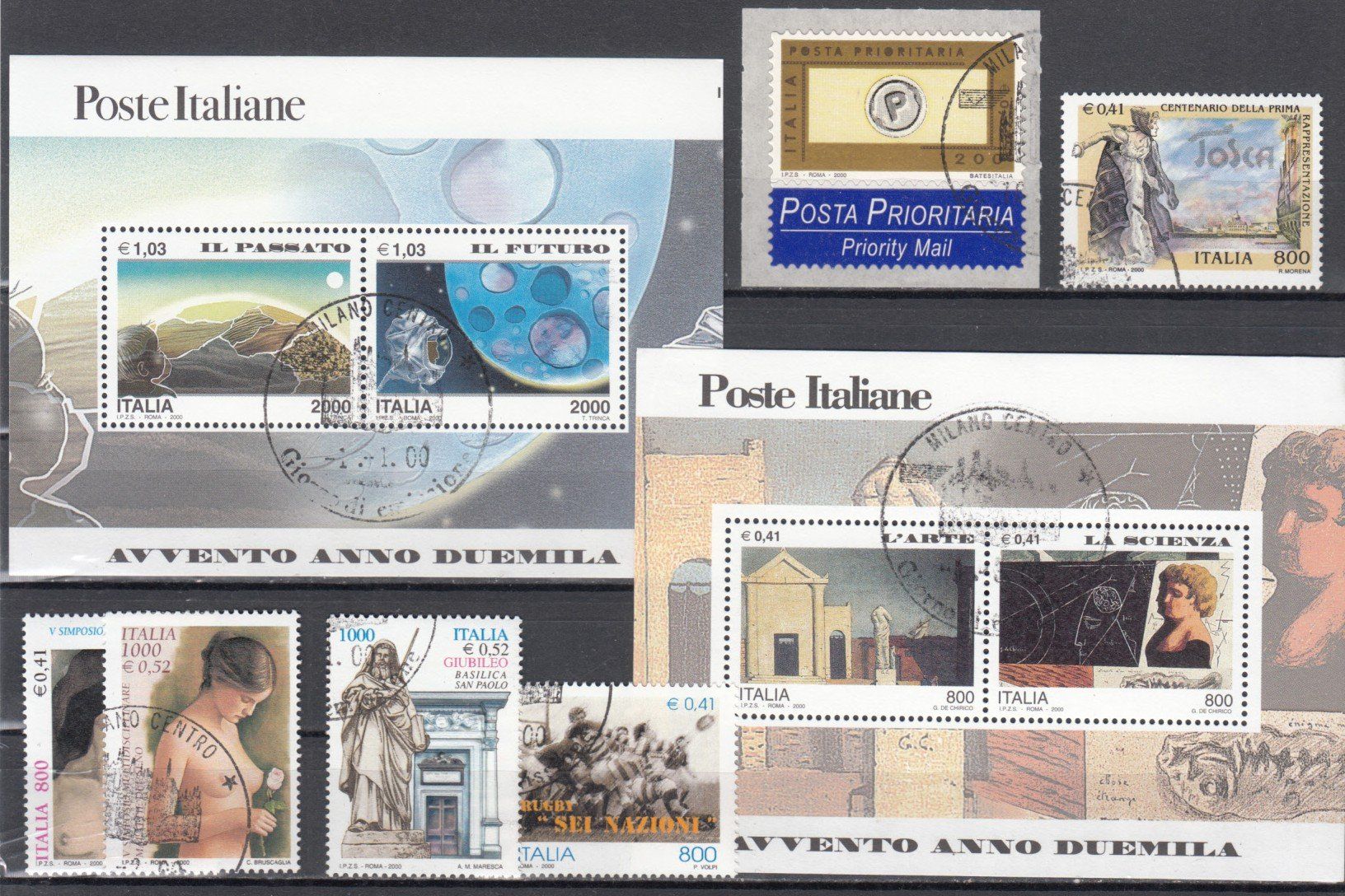 Tous les timbres: Italien 2000 mit ET – D'occasion à Bürglen TG par StampGraf 1