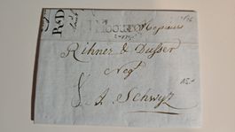 115. VORPHILABRIEF (FRIBOURG - SCHWYZ 1816; SST "FRIBOURG")