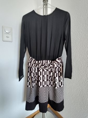 Olivia Hops Cocktail- Kleid schwarz- weiss Gr. 36 NEU