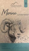 2 x Normani 100% Merino Boxershorts, schwarz, Grösse S