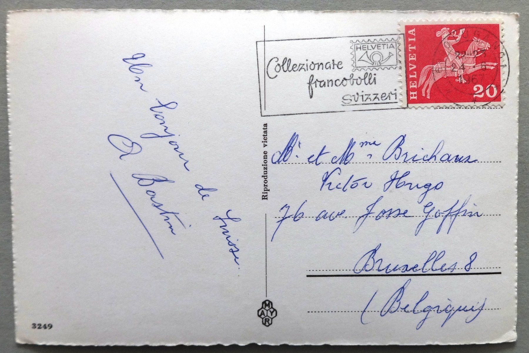 Cartes postales: Lugano – D'occasion à Fétigny par Billy2miny 1