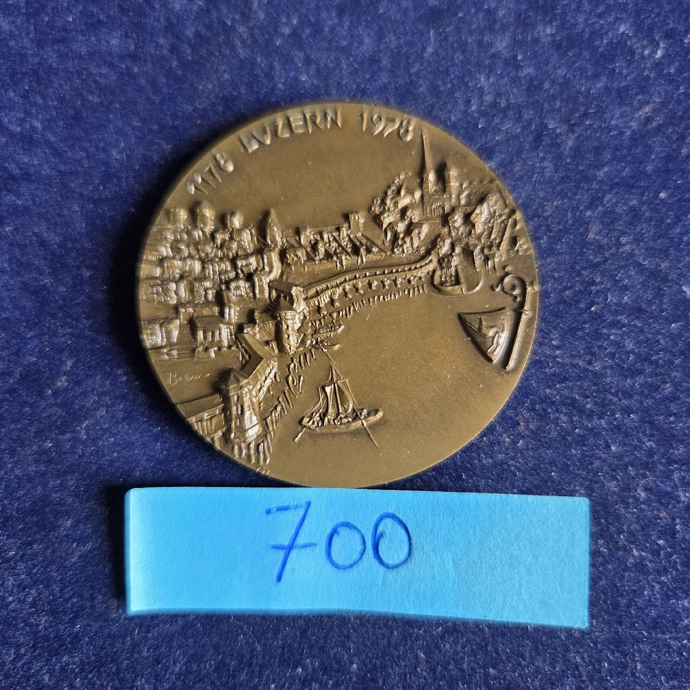 Medaillen: Medaille R. Brem  Luzern 1978 – Gebraucht aus Stans von Ducati16