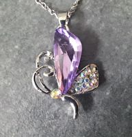 Collier avec pendentif améthyste