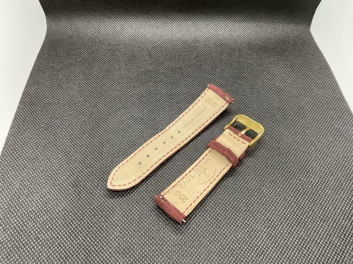 Bracciali & Braccialetti: Cinturino in pelle bordeaux 20mm – Nuovo (secondo la descrizione) da Pregassona venduto da TheWatchClub 1