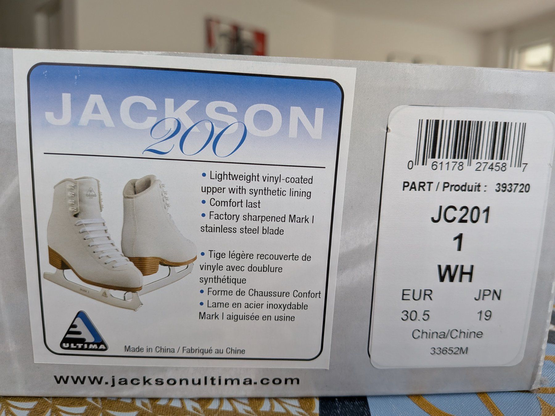 Pattini da ghiaccio: Schlittschuhe kinder Weiss – Usato da Zürich venduto da jdu_lk6f 4