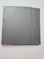 3 x Register A4, 1-12,Plastic